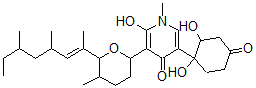CAS#: 184871-55-4, 5-(1,2-Dihydroxy-4-Oxocyclohexyl)-3-[6-[(E)-4,6-Dimethyloct-2-En-2-Yl]-5-Methyloxan-2-Yl]-2-Hydroxy-1-Methylpyridin-4-One