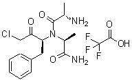 CAS#: 184901-82-4, Alanyl-N-[(2S)-4-Chloro-3-Oxo-1-Phenyl-2-Butanyl]-L-Alaninamide Trifluoroacetate (1:1)