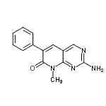 CAS#: 185039-35-4, 2-Amino-8-Methyl-6-Phenylpyrido[2,3-d]Pyrimidin-7(8H)-One