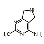 CAS#: 1854-37-1, 2-Methyl-6,7-Dihydro-5H-Pyrrolo[3,4-d]Pyrimidin-4-Amine