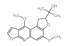 CAS#: 18556-07-5, 1,2-Dihydro-4,10-Dimethoxy-alpha,alpha-Dimethyldifuro[2,3-b:3',2'-f]Quinoline-2-Methanol