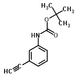 CAS#: 185619-66-3, 2-Methyl-2-Propanyl (3-Ethynylphenyl)Carbamate