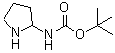 CAS 登录号：185693-00-9， 2-吡咯烷基氨基甲酸叔丁酯
