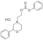 CAS 登录号：185759-03-9， 苯基2-(2-苯基吗啉-4-基)乙基碳酸酯盐酸盐
