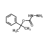 CAS 登录号：18597-93-8， 2-苯基-2-丙基肼羧酸酯