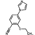 CAS 登录号：186191-36-6， 2-乙氧基-4-(1H-咪唑-1-基)苯甲腈