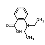 CAS 登录号：18624-52-7， 2-(二乙基氨基)苯甲酸