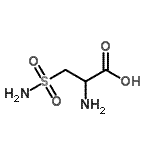 CAS 登录号：18625-03-1， 3-氨基磺酰基丙氨酸