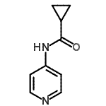CAS 登录号：186253-90-7， N-(4-吡啶基)环丙烷甲酰胺
