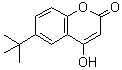 CAS 登录号：186255-65-2， 4-羟基-6-(2-甲基-2-丙基)-2H-苯并吡喃-2-酮