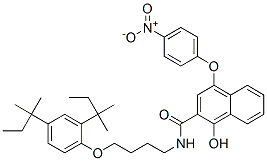 CAS#: 18643-47-5, N-[4-(2,4-Di-Tert-Pentylphenoxy)Butyl]-1-Hydroxy-4-(P-Nitrophenoxy)-2-Naphthoamide