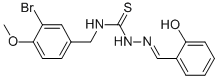 CAS#: 186453-55-4, 1-[(3-Bromo-4-Methoxyphenyl)Methyl]-3-[[(E)-(6-Oxo-1-Cyclohexa-2,4-Dienylidene)Methyl]Amino]Thiourea