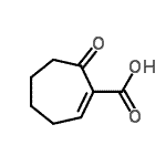 CAS 登录号：186494-94-0， 7-氧代-1-环庚烯-1-羧酸