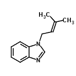 CAS 登录号：186527-74-2， 1-(3-甲基-2-丁烯-1-基)-1H-苯并咪唑