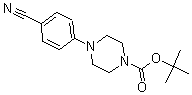 CAS 登录号：186650-98-6， 4-(4-氰基苯基)-1-哌嗪羧酸叔丁酯
