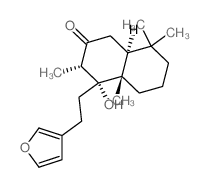 CAS 登录号：18676-07-8， (3S,4R,4aS,8aS)-4-(2-呋喃-3-基乙基)-4-羟基-3,4a,8,8-四甲基-1,3,5,6,7,8a-六氢萘-2-酮