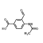 CAS#: 186800-77-1, 4-Acetamido-3-formylbenzoic acid
