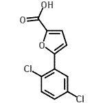 CAS 登录号：186830-98-8， 5-(2,5-二氯苯基)-2-糠酸