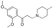 CAS 登录号：18703-90-7， 1-(2,4-二甲氧基苯基)-3-(4-甲基-1-哌啶基)-1-丙酮
