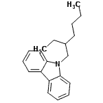 CAS 登录号：187148-77-2， 9-(2-乙基己基)咔唑