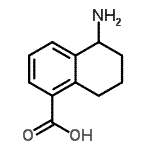 CAS 登录号：187389-66-8， 5-氨基-5,6,7,8-四氢-1-萘甲酸