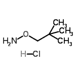CAS#: 187399-72-0, 1-(Aminooxy)-2,2-Dimethylpropane Hydrochloride (1:1)