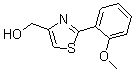 CAS#: 187793-07-3, 2-(2-Methoxyphenyl)-4-Thiazolemethanol
