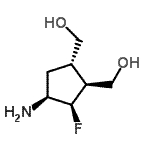 CAS#: 187878-64-4, [(1S,2S,3R,4S)-4-Amino-3-Fluoro-1,2-Cyclopentanediyl]Dimethanol