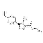 CAS#: 187998-54-5, Ethyl 5-Amino-1-[4-(Fluoromethyl)Phenyl]-1H-Pyrazole-4-Carboxylate