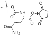 CAS 登录号：18800-78-7， [(1S)-4-氨基-1-[[(2,5-二氧代-1-吡咯烷基)氧基]羰基]-4-氧代丁基]-氨基甲酸叔丁酯