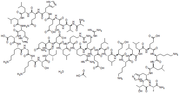 CAS 登录号：188106-30-1， 生帕拉肽乙酸盐水合物
