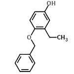 CAS 登录号：188112-41-6， 4-(苄氧基)-3-乙基苯酚