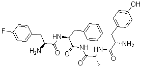 CAS 登录号：188196-22-7， L-酪氨酰-D-丙氨酰-L-(4-氟)苯丙氨酰-L-苯丙氨酰酰胺