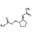 CAS 登录号：1883-92-7， [(1R,2S)-2-乙酰氧基环戊基]甲基乙酸酯