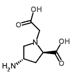 CAS 登录号：188578-54-3， (4S)-4-氨基-1-(羧甲基)-D-脯氨酸