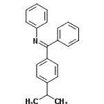 CAS 登录号：18864-77-2， (E)-1-(4-异丙基苯基)-N,1-二苯基甲亚胺