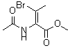 CAS 登录号：188656-15-7， (2Z)-2-乙酰氨基-3-溴-2-丁烯酸甲酯