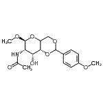 CAS#: 188666-34-4, Methyl (5xi)-2-Acetamido-2-Deoxy-4,6-O-(4-Methoxybenzylidene)-beta-L-Ribo-Hexopyranoside