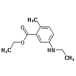 CAS 登录号：188740-95-6， 乙基5-(乙基氨基)-2-甲基苯甲酸酯