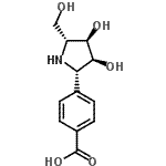 CAS#: 188745-02-0, 4-[(2S,3S,4R,5R)-3,4-Dihydroxy-5-(Hydroxymethyl)-2-Pyrrolidinyl]Benzoic Acid