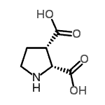 CAS 登录号：188956-37-8， (2R,3S)-2,3-吡咯烷二甲酸