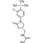 CAS#: 188975-86-2, N-({(5S)-3-[3-Fluoro-4-(Trimethylstannyl)Phenyl]-2-Oxo-1,3-Oxazolidin-5-Yl}Methyl)Acetamide