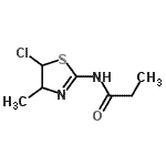 CAS#: 189039-00-7, N-(5-Chloro-4-Methyl-4,5-Dihydro-1,3-Thiazol-2-Yl)Propanamide