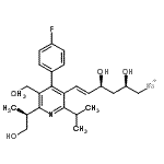 CAS 登录号：189060-31-9， 钠(3R,5S,6E)-7-[4-(4-氟苯基)-6-[(2S)-1-羟基-2-丙基]-2-异丙基-5-(甲氧基甲基)-3-吡啶基]-3,5-二羟基-6-庚烯酸酯