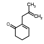 CAS 登录号：18926-98-2， 2-(2-甲基-2-丙烯-1-基)-2-环己烯-1-酮