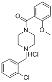 CAS 登录号:18940-64-2, 1-(O-氯苄基)-4-(O-甲氧基苯甲酰基)哌嗪盐酸盐