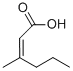 CAS 登录号：18951-40-1， (Z)-4-甲基-2-己烯酸