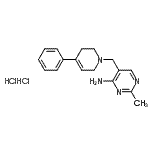 CAS#: 189744-46-5, 2-Methyl-5-[(4-Phenyl-3,6-Dihydro-1(2H)-Pyridinyl)Methyl]-4-Pyrimidinamine Dihydrochloride