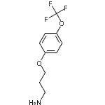 CAS 登录号：189876-53-7， 3-[4-(三氟甲氧基)苯氧基]-1-丙胺