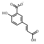 CAS#: 19006-46-3, (2E)-3-(4-Hydroxy-3-Nitrophenyl)Acrylic Acid